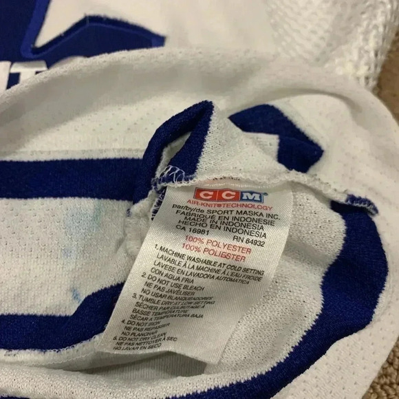 Vtg Mike Peca Toronto Maple Leafs  NHL Hockey Jersey - Picture 10 of 11